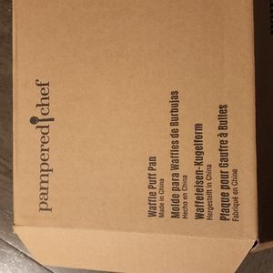 Brand New Pampered Chef Waffle Puff Pan